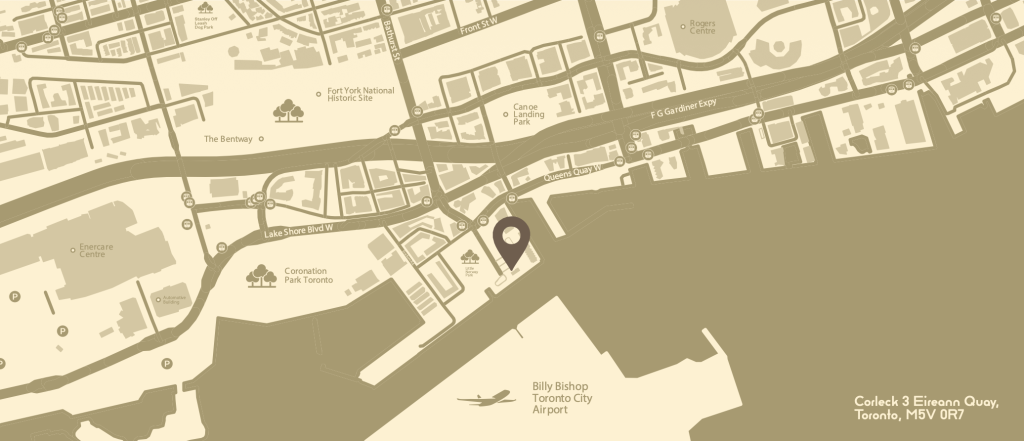 Map of the Corleck location